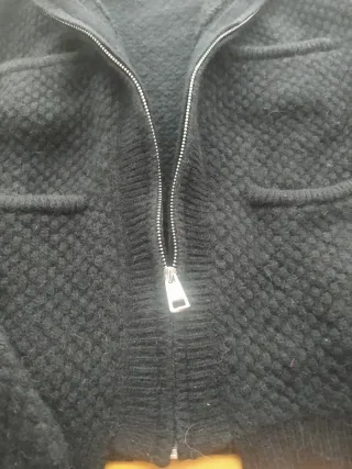 Chaqueta Bimba y Lola Negra Punto Cremallera