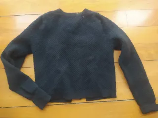 Chaqueta Bimba y Lola Negra Punto Cremallera