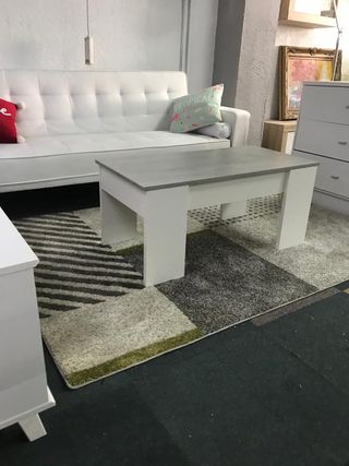 Mesa de centro elevable ELISA 100x50cm moderna con almacenamiento