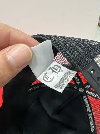 Gorra Trucker Chrome Hearts Negra