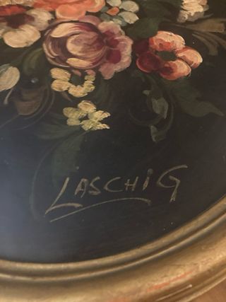 Coppia quadri natura morta olio su tela Masonite