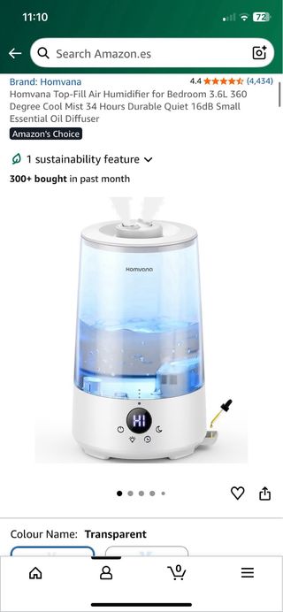 Humidificador Homvana Nuevo