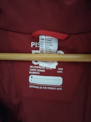 Chaqueta técnica infantil roja