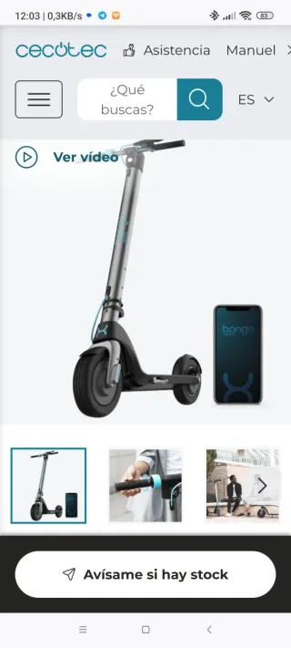 Patinete Eléctrico Cecotec Bongo Serie A Conected