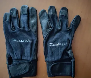 Guantes Trabajo Maserati Cuero Negro