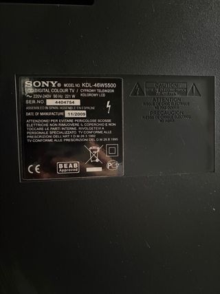 Televisor Sony Negro