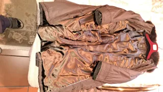 Cappotto trapuntato con pelliccia