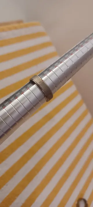 Anello fascia vintage texturizzato