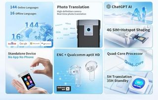 Cuffie AI Traduttore Vocale Tempo Reale