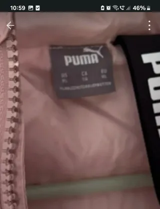 Chaqueta Puma Rosa Palo Talla M