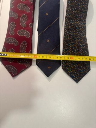 Lote 3 corbatas vintage