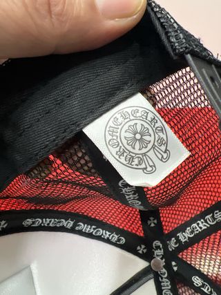 Gorra Trucker Chrome Hearts Blanca y Negra