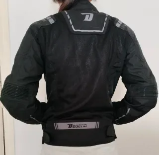 Cazadora Moto Mujer Negra