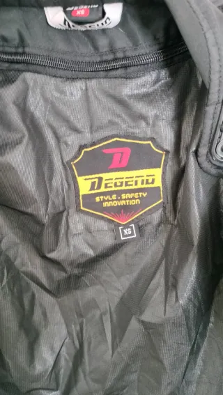 Cazadora Moto Mujer Negra