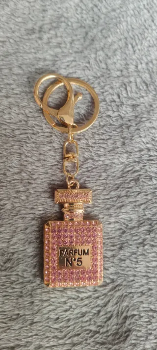 Llavero Coco Parfum N°5 Oro Rosa