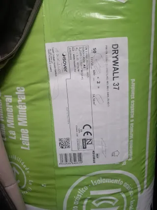 Aislamiento Isover 50mm Lana Mineral