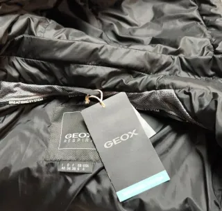 Chaqueta de abrigo Geox Negra Mujer