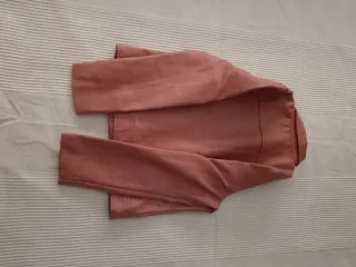 Chaqueta cuero rosa niña Kiabi