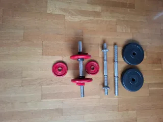 Pesi e dischi palestra. Panca da GYM