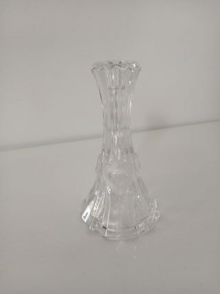 Portacandele in Vetro Cristallo Trasparente