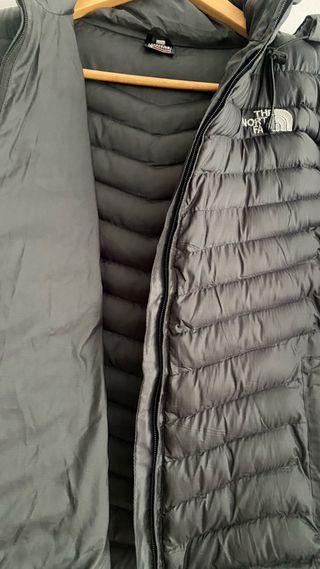 Chaqueta acolchada Mujer Talla M gris oscuro