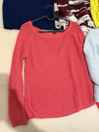 Lote 5 jerséis mujer talla S