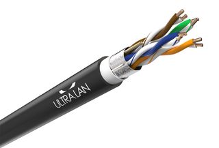 Cable FTP Cat-5E Rígido Exterior Negro 305m