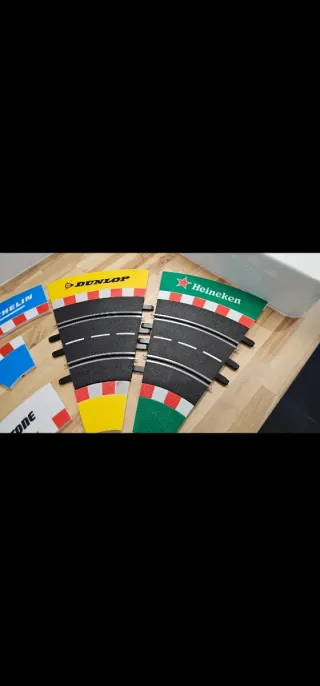 Pack pianos para curvas Carrera Slot de 1/30, 1/60