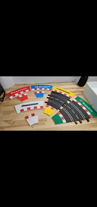 Pack pianos para curvas Carrera Slot de 1/30, 1/60