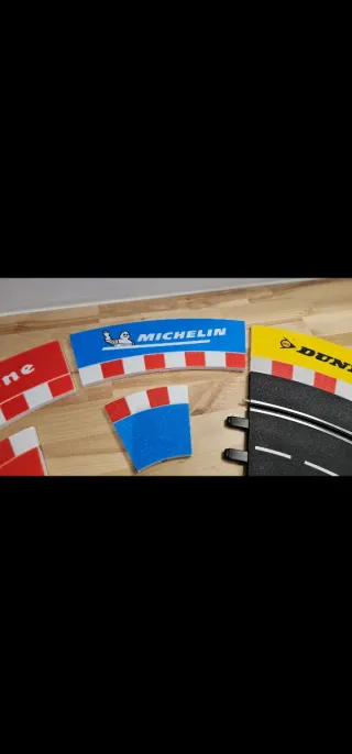 Pack pianos para curvas Carrera Slot de 1/30, 1/60