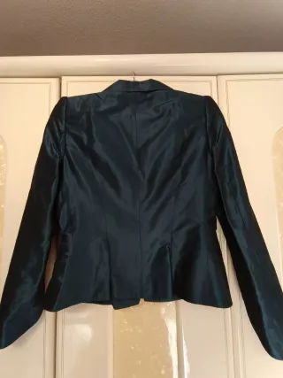 Traje fiesta 2 piezas azul eléctrico