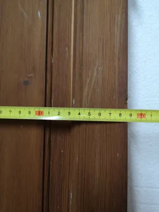 Juego 2 puertas madera antiguas