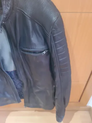 Chaqueta Piel Cortefiel Talla XL Hombre