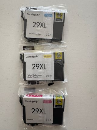 Cartuchos de tinta Epson 29XL (varios colores)