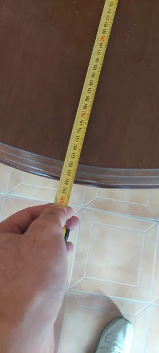 Mesa de comedor de madera maciza #roble #haya