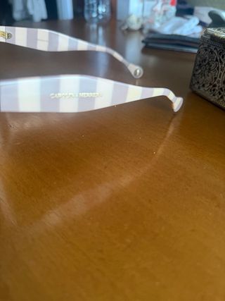 Gafas Carolina Herrera Beige y Marrón