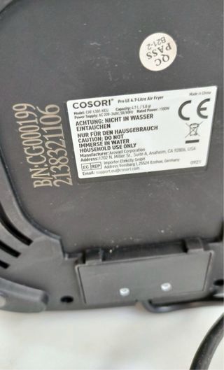 Cosori Freidora de Aire 4.7L
