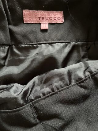 Falda negra Trucco Talla 46