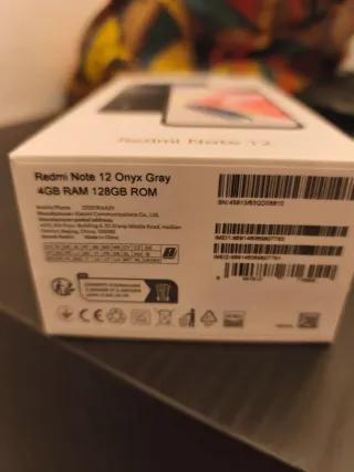 Xiaomi Redmi Note 12 Negro