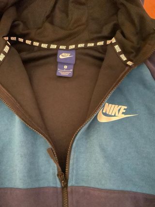 Chaqueta Nike Azul y Turquesa