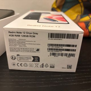 Xiaomi Redmi Note 12 grigio onice