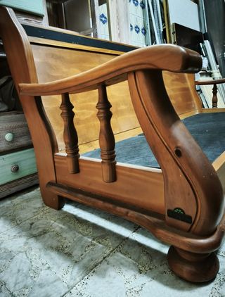 Tresillo y dos sillones Pino Macizo