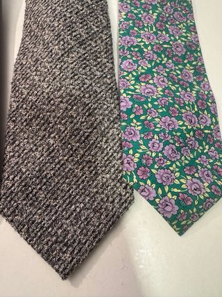 Lote 4 Corbatas Vintage 2 de El Corte Inglés