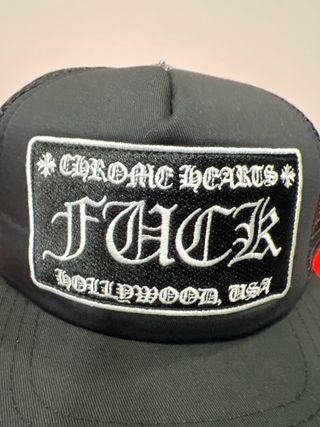 Gorra Trucker Chrome Hearts Negra