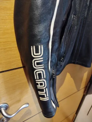Chaqueta Piel Ducati Negra