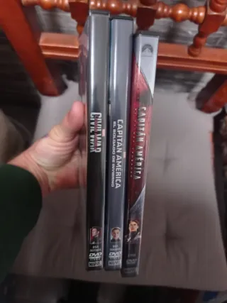 Pack 3 Películas Capitán América DVD