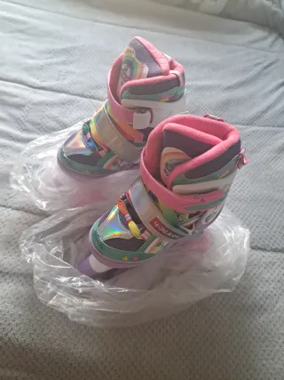 Patines Unicornio Niña Ajustables Talla S
