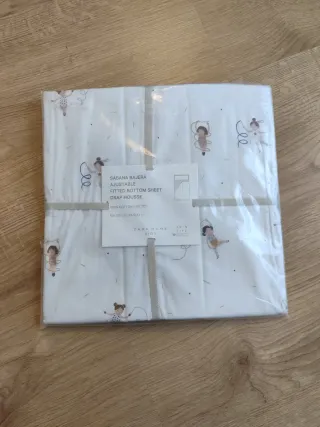 Sábana Bajera Zara Home Kids Bailarinas