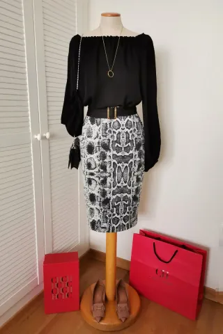 Blusa seda Carolina Herrera, S-M