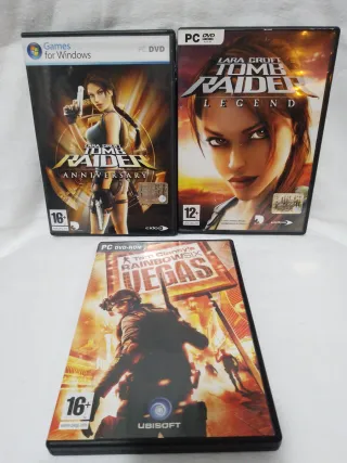 Lotto 3 Giochi PC Tomb Raider / Rainbow Six - Comp